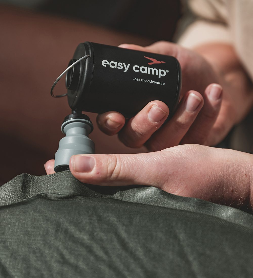 Easy Camp Pumpe - Genopladelig - Allium - Sort