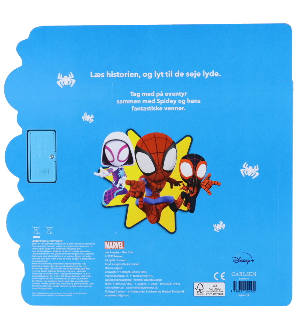Forlaget Carlsen Bog - Spidey og hans fantastiske venner m. Lyd