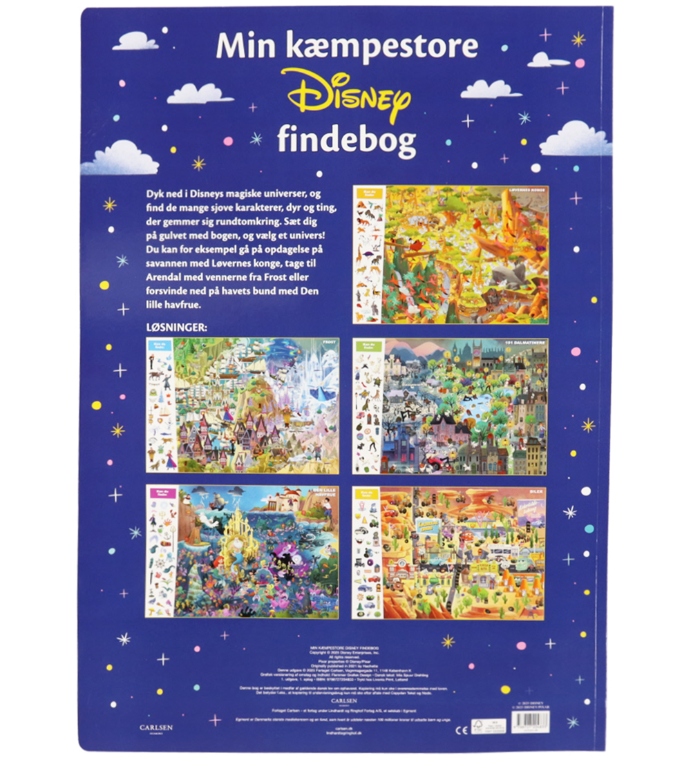 Forlaget Carlsen Bog - Min kæmpestore Disney findebog