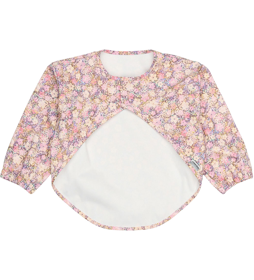 Mikk-Line - PU - Recycled - Bib - Blouse - AOP - Dusk