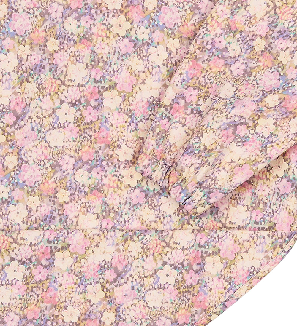 Mikk-Line - PU - Recycled - Bib - Blouse - AOP - Dusk