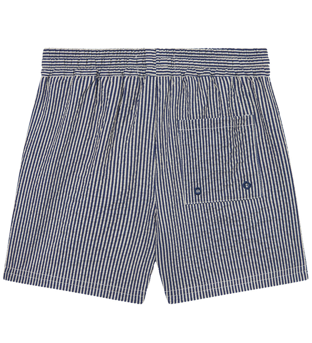 Les Deux Badeshorts - Stan Stripe - Light Sand/Blueprint