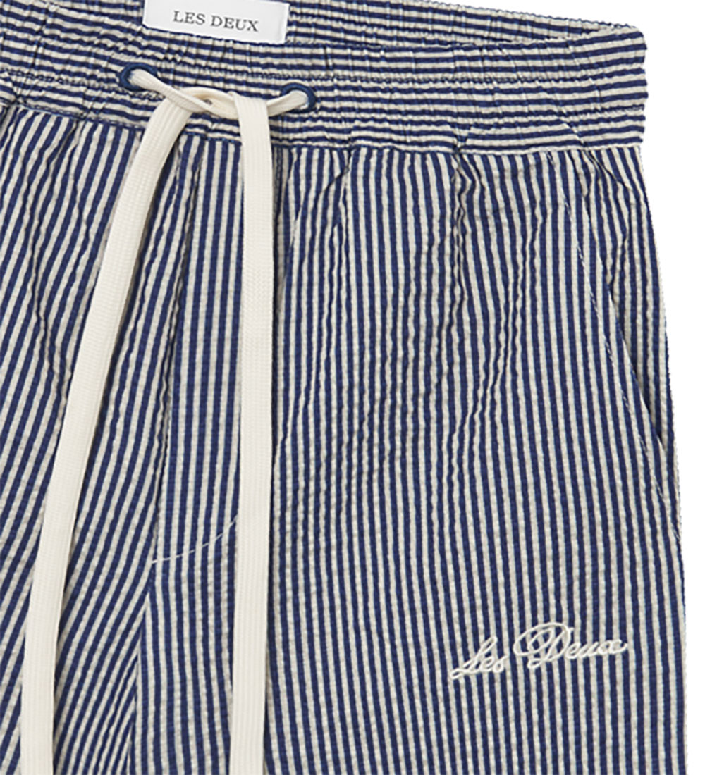 Les Deux Badeshorts - Stan Stripe - Light Sand/Blueprint
