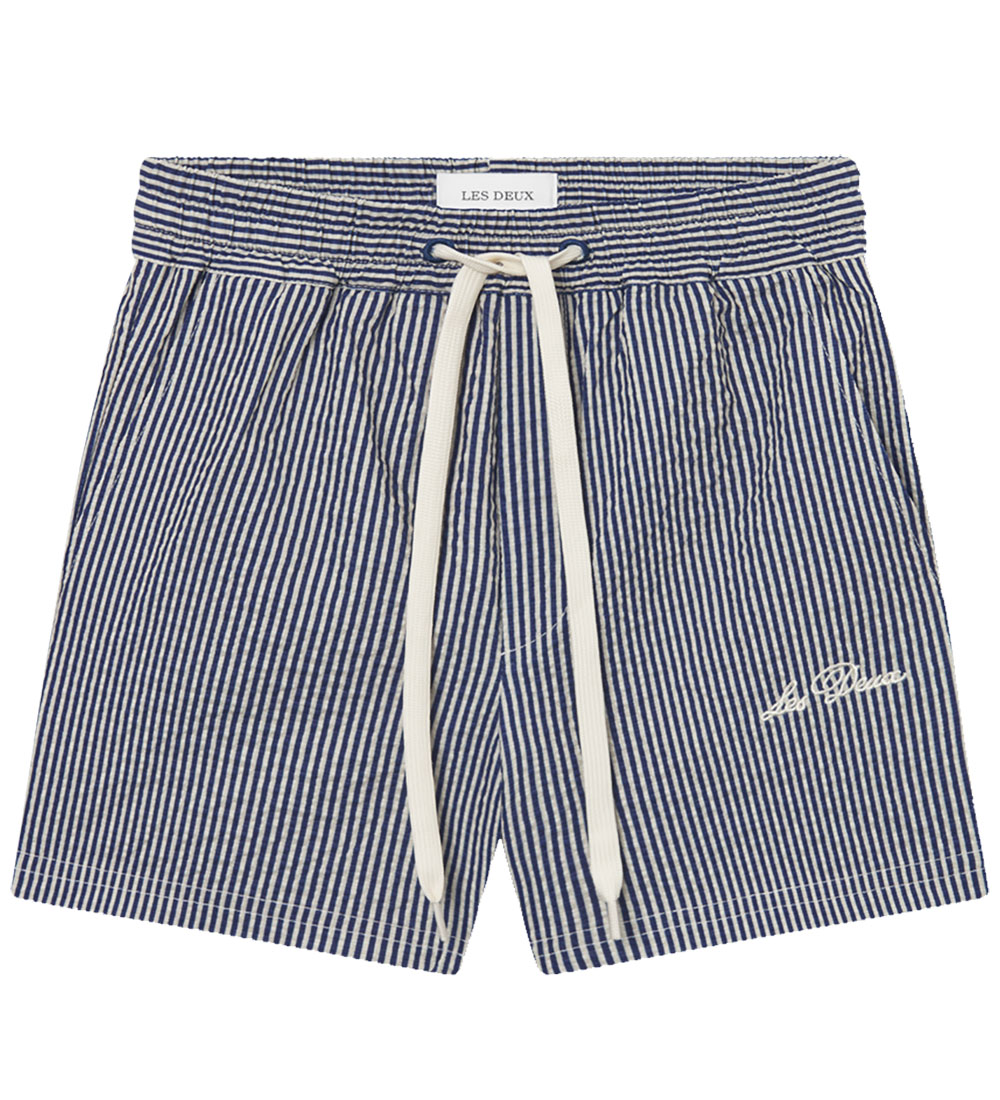 Les Deux Badeshorts - Stan Stripe - Light Sand/Blueprint