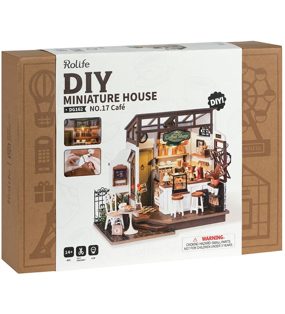 Rolife Miniature-diorama - DIY - Slow Life Café DG162 - 183 Dele
