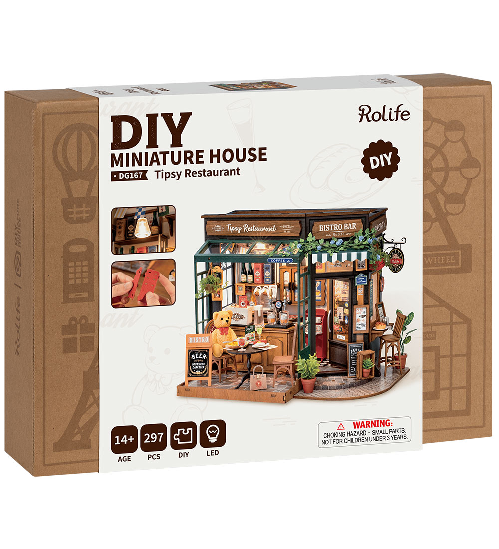 Rolife Miniature-diorama - DIY - Tipsy Restaurant DG167 - 297 De