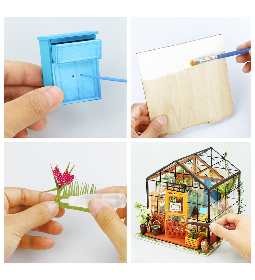 Rolife Miniature-diorama - DIY - Cathy's Flower House DG104 - 14