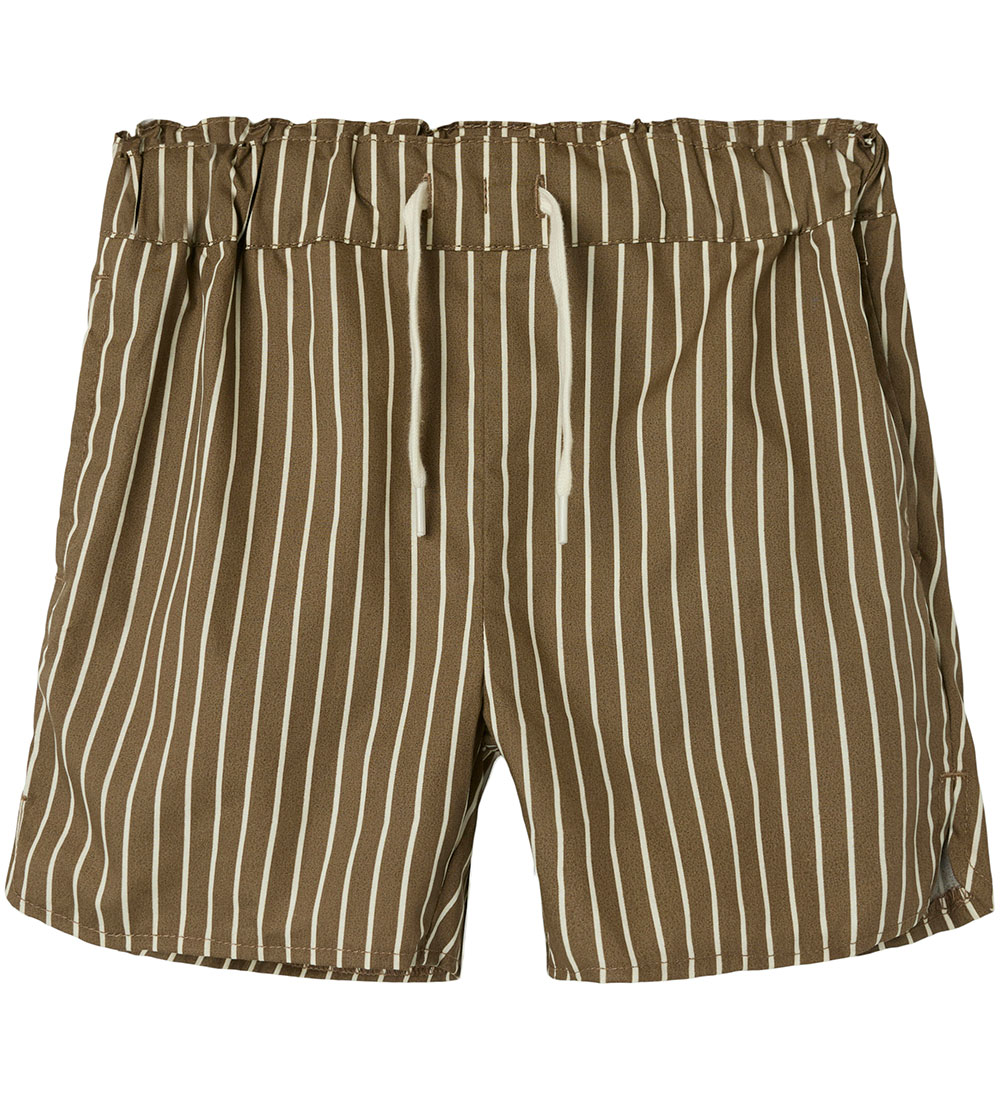 Lil Atelier Badeshorts - NmmFando - Shitake