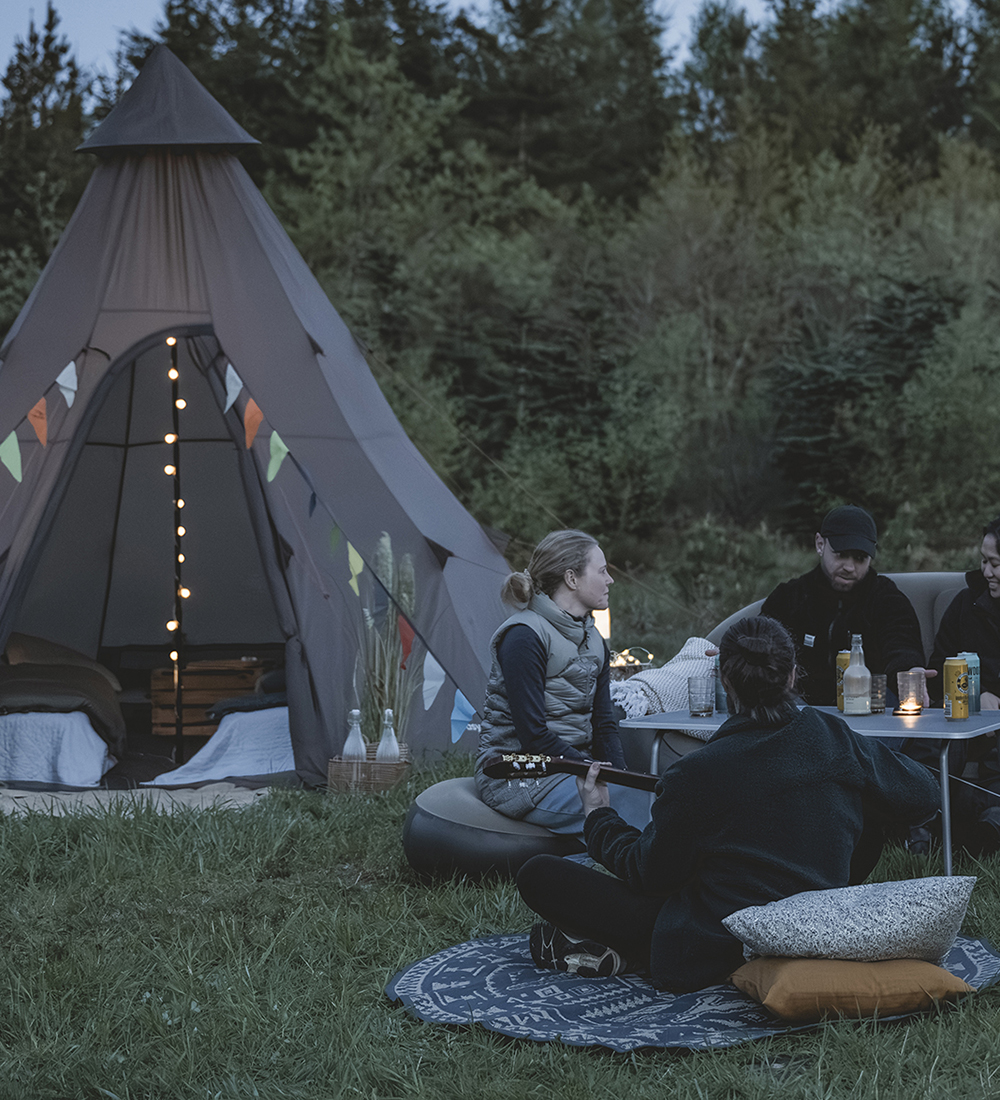 Easy Camp Lyskæde - Blur - Hvid