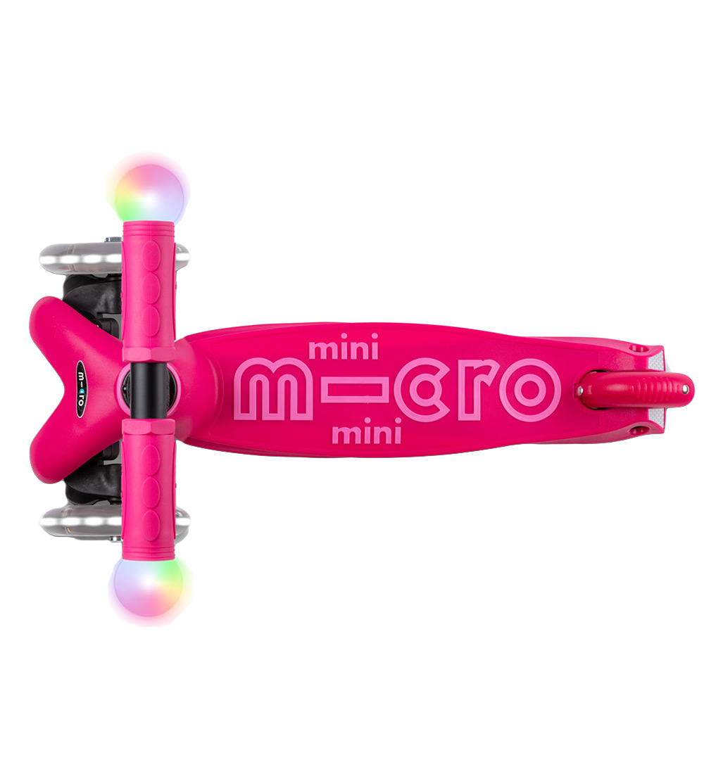 Micro Løbehjul - Mini2grow Deluxe Magic LED - Pink