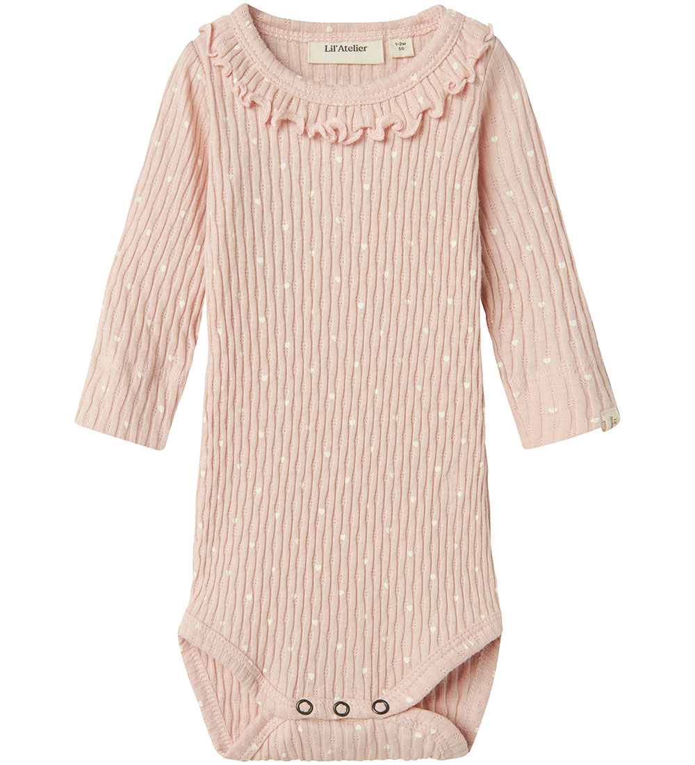 Lil' Atelier Body l/æ - Rib - NbfFiducia - Peach Whip