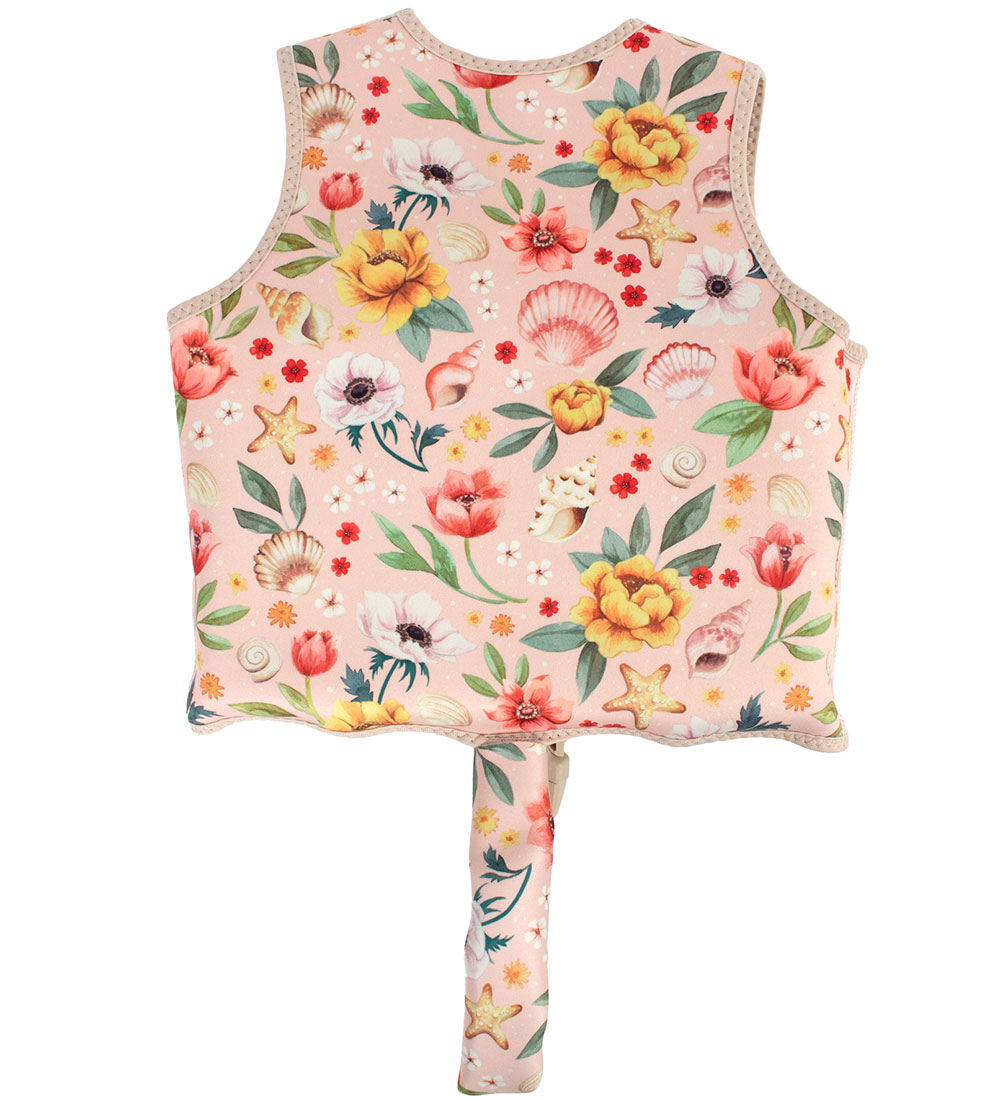 Filibabba Svømmevest - 3-4 År - UV50+ - Ocean Blossom