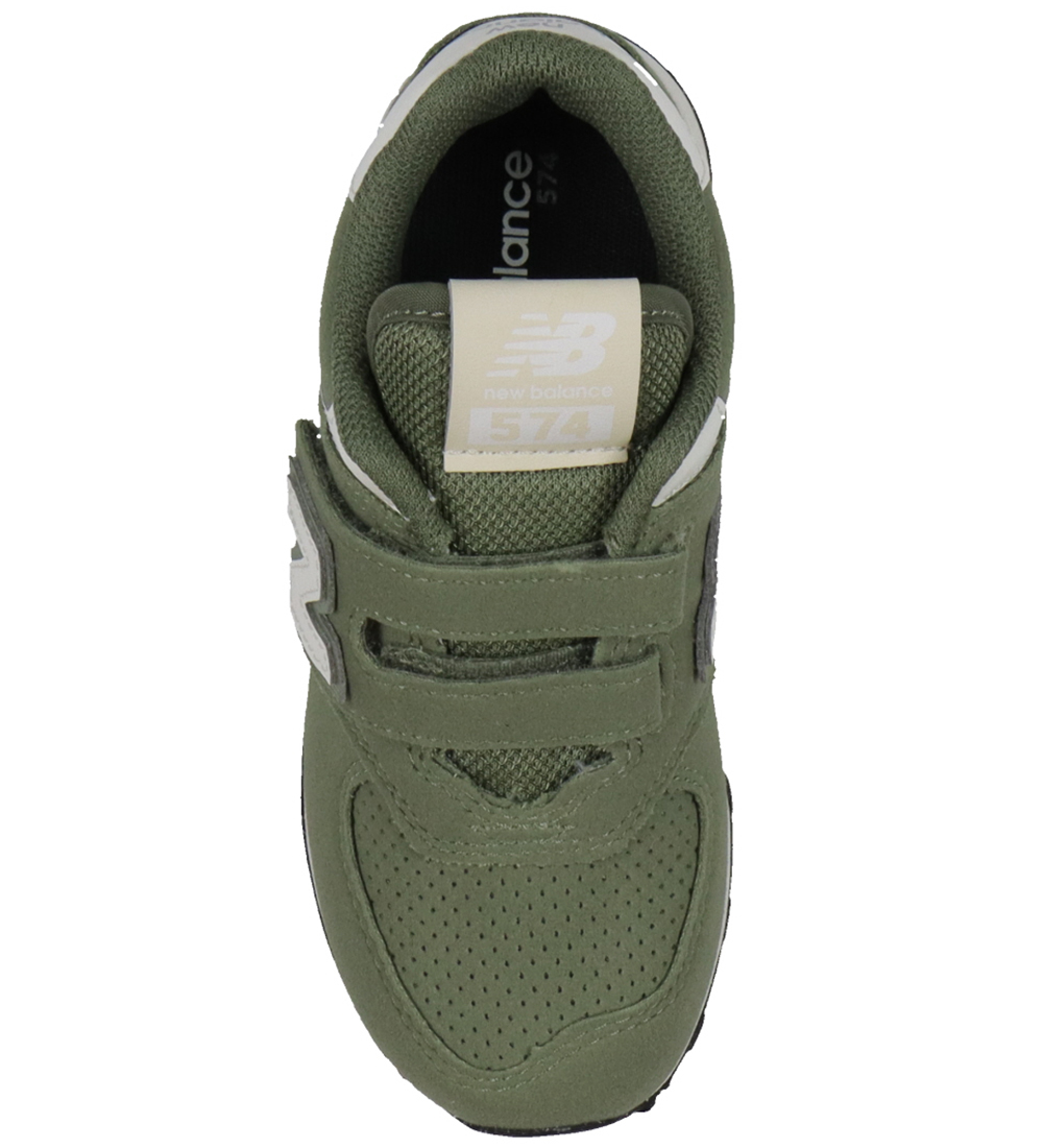 New Balance Sko - 574 - Dark Olivine/Sea Salt