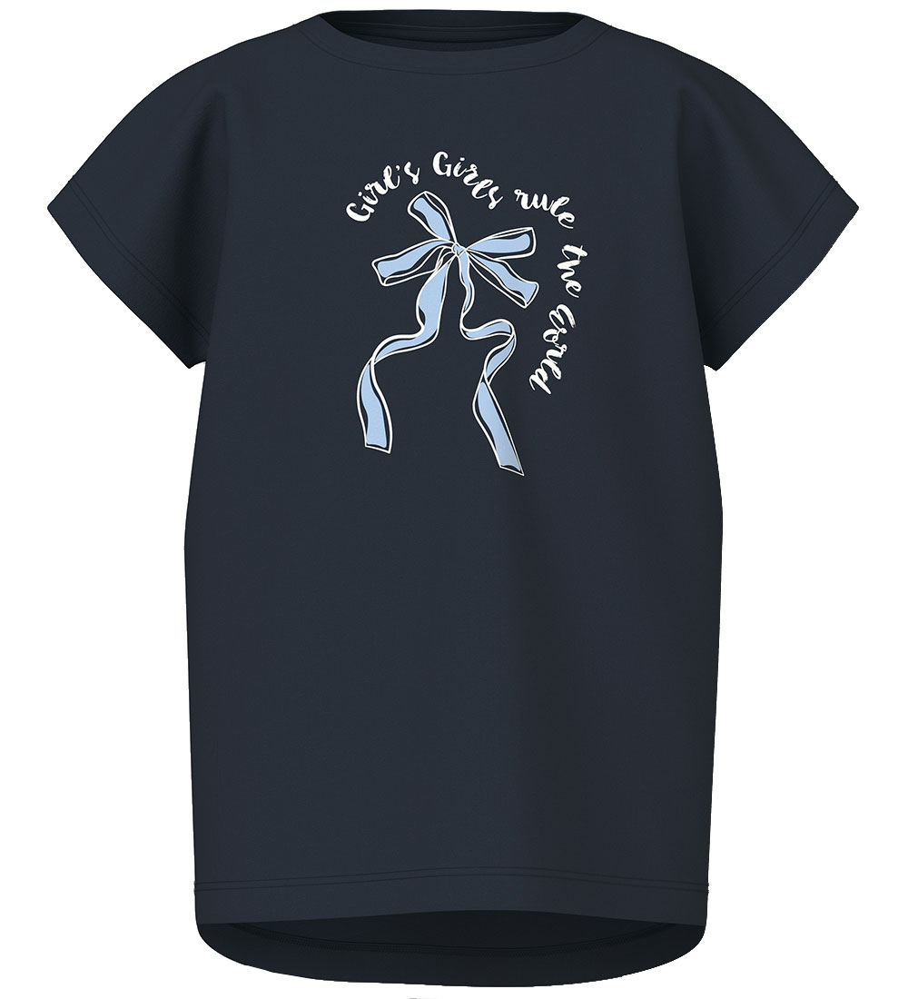 Name It T-shirt - NkfVigea - 2-pak - Ballerina/Dark Sapphire