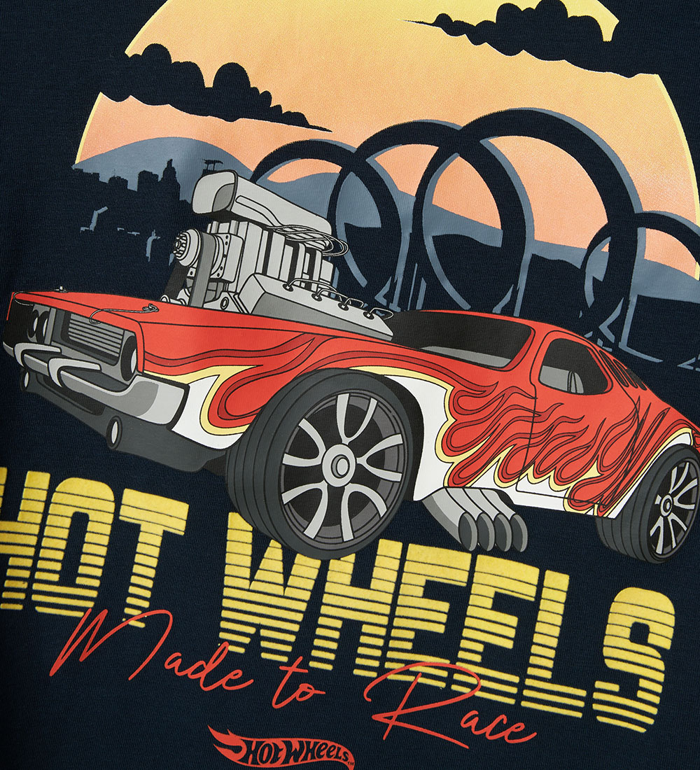 Name It T-shirt - NkmAdam Hotwheels - Navy Blazer