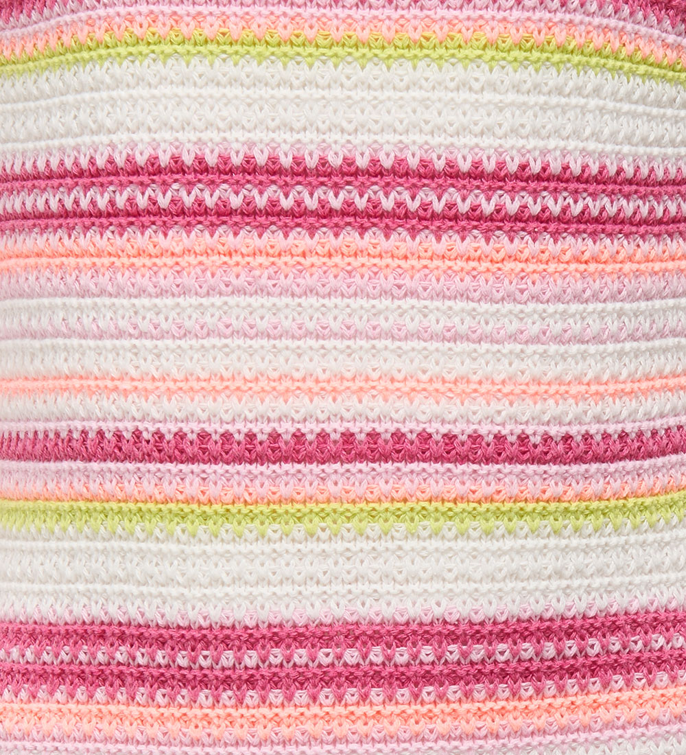 Kids Only Kjole - KogBelli - Strik - Ecru/Camelia Rose/ Roseate