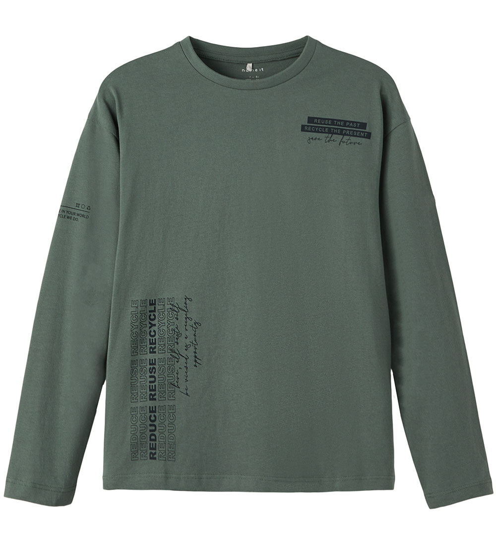 Name It Bluse - NkmPomensi - Balsam Green
