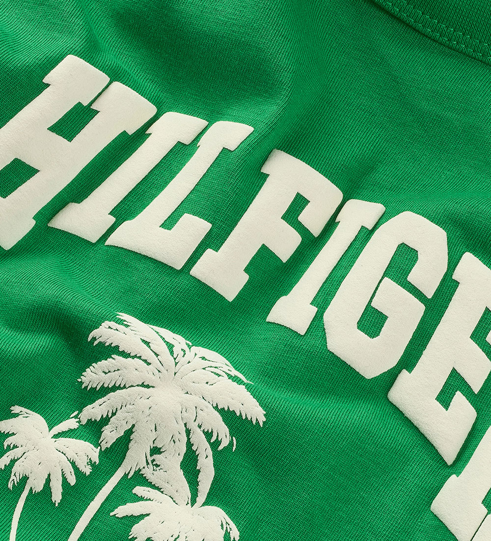 Tommy Hilfiger T-shirt - Palm Print - Radiant Green