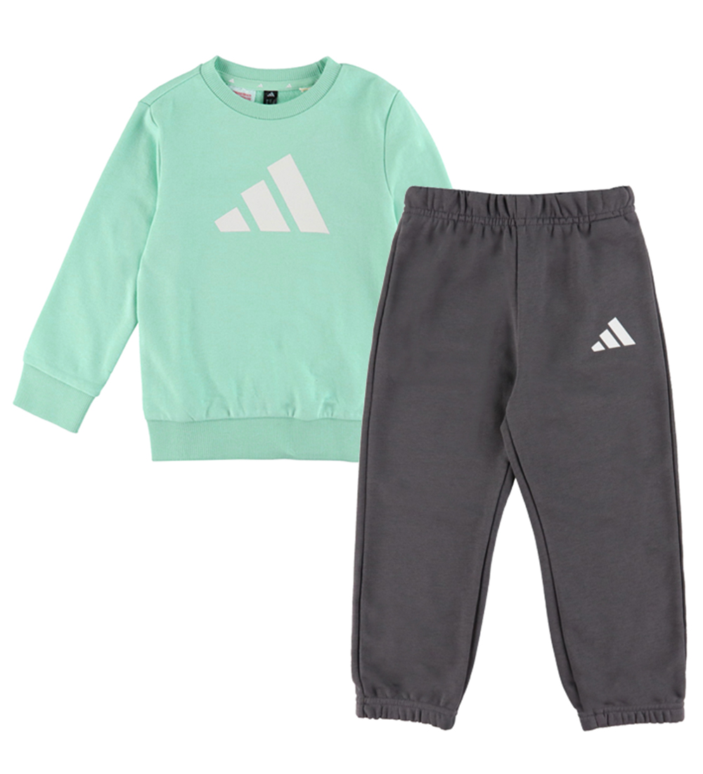 adidas Performance Sweatsæt - I BL FT JOG 240 - SEFLAQ/WHITE
