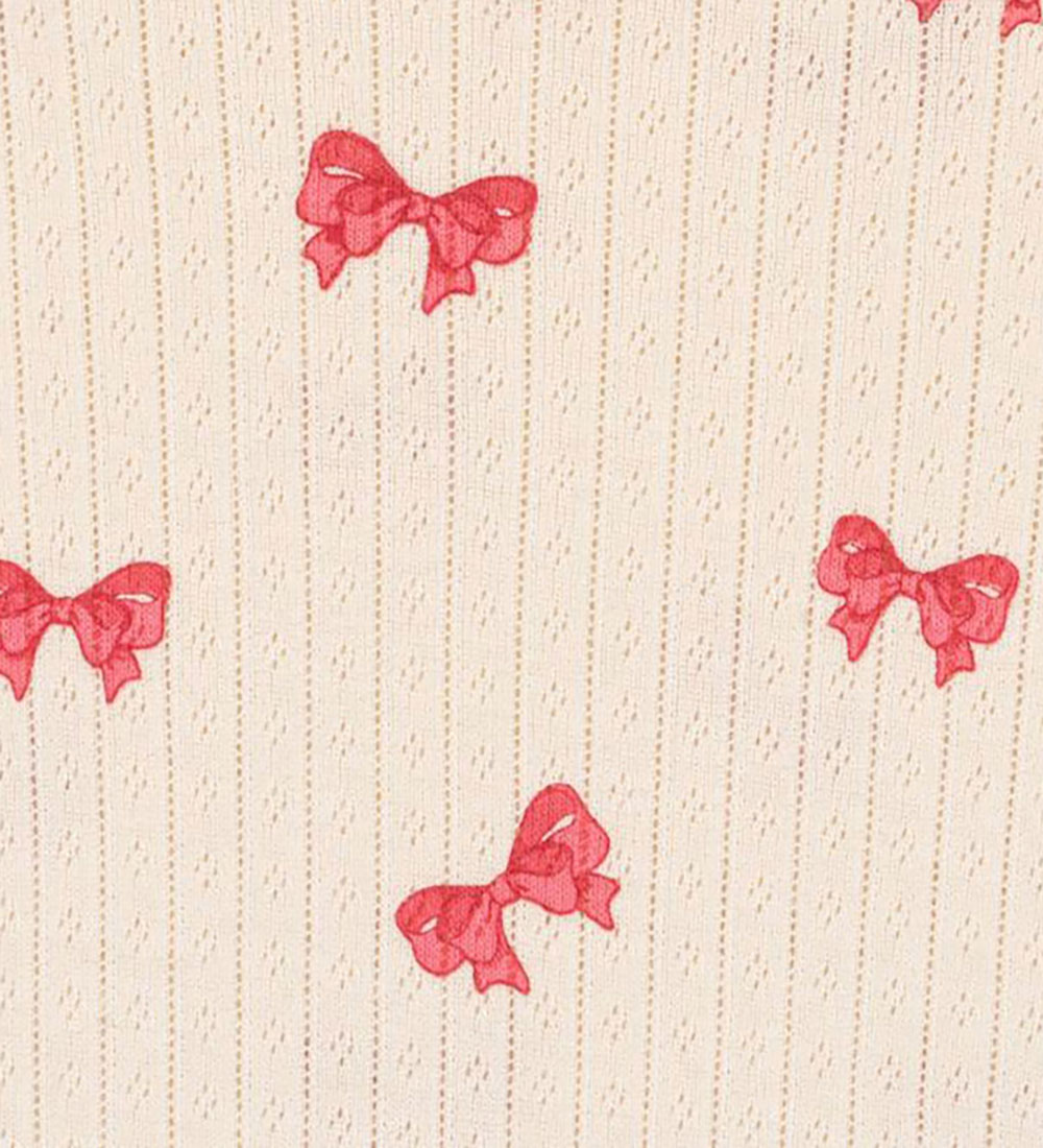 Konges Sløjd Leggings - Minnie - Rosia Bow m. Hulmønster