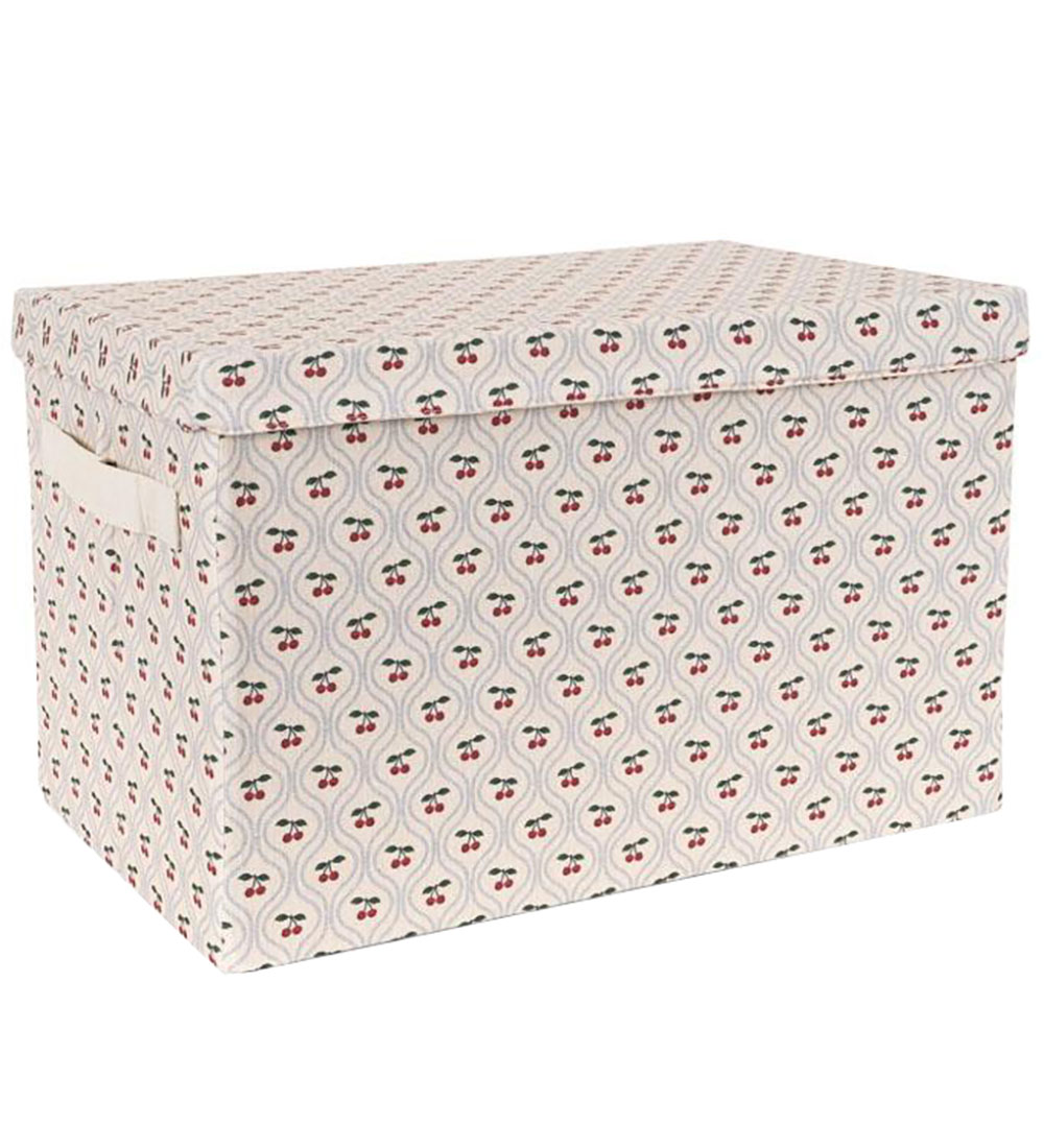 Konges Sløjd Opbevaringskurv - Lille - Cherry Motif