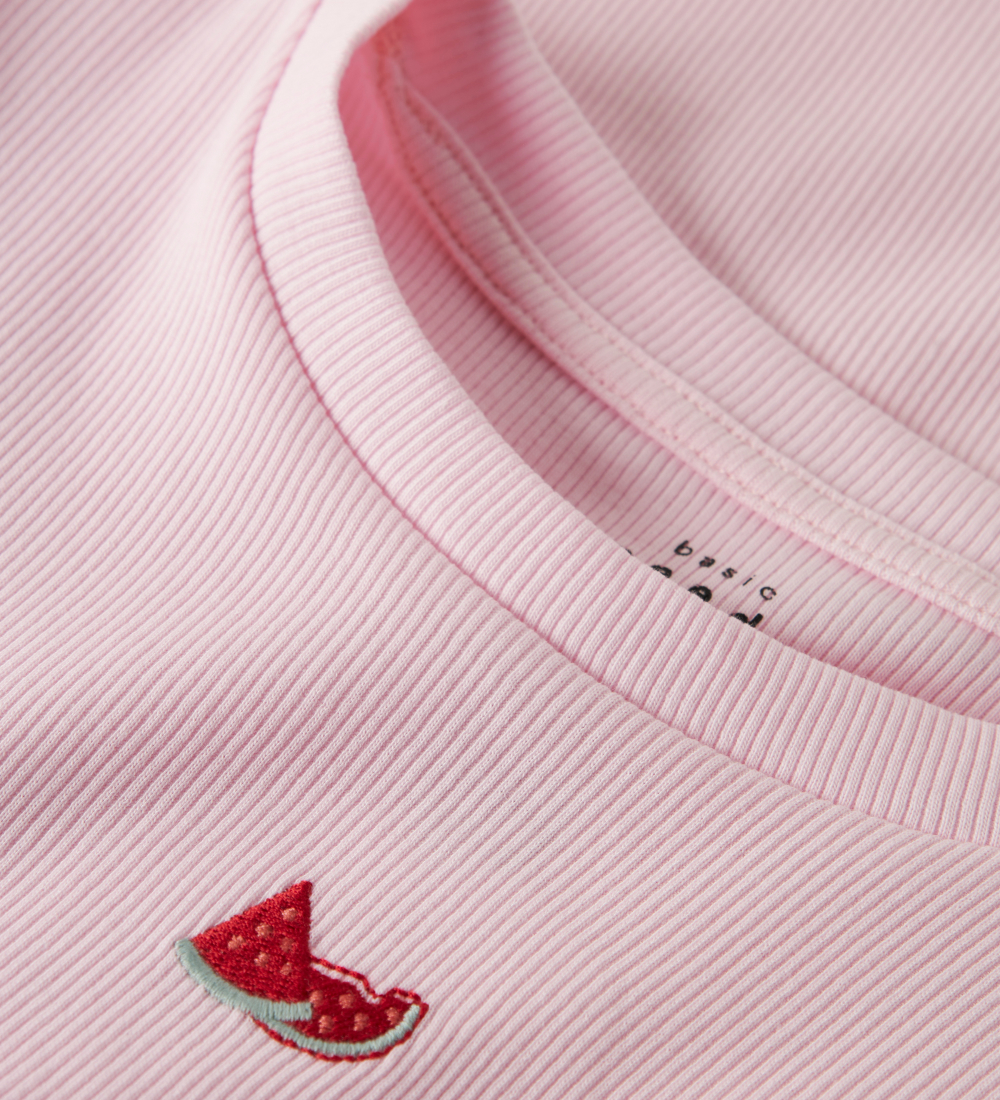 Name It T-shirt - NkfVivemma - Rib - Ballerina/Watermelon Slice