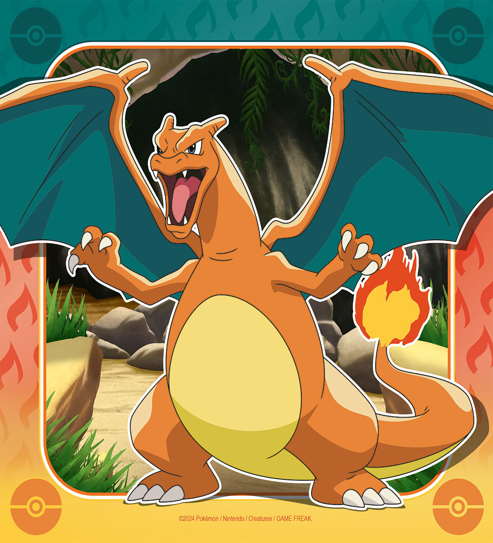 Ravensburger Puslespil - 3x49 Brikker - Pokémon