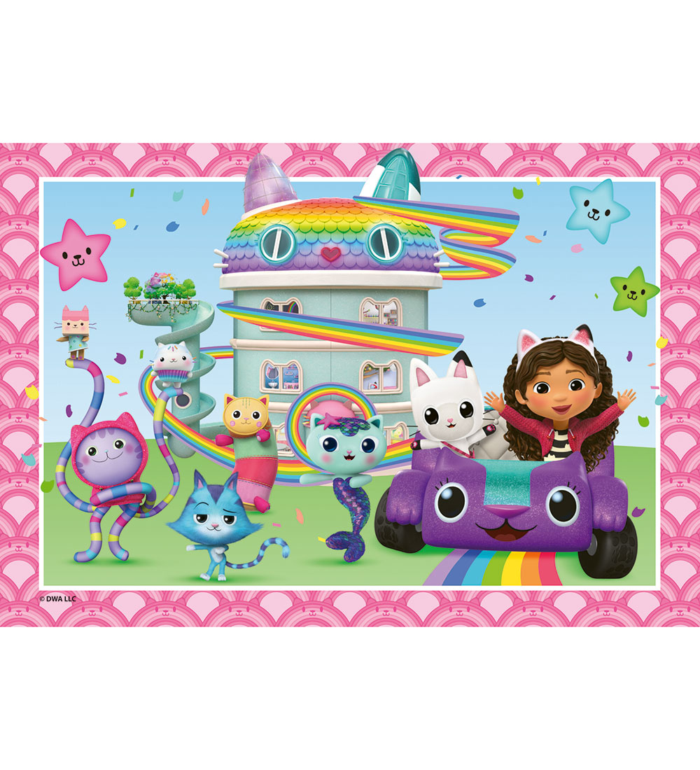 Ravensburger Puslespil - 2x24 Brikker - Gabby's Dollhouse