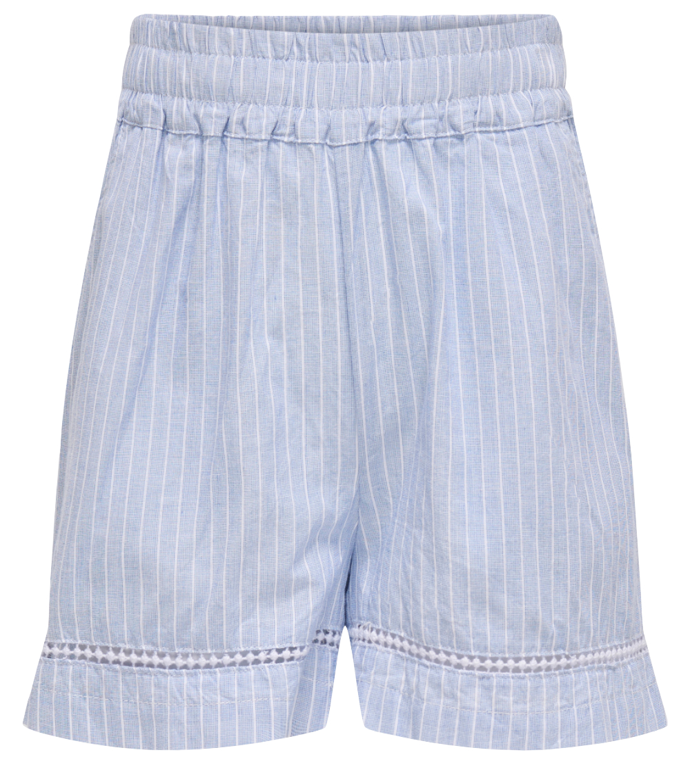 Kids Only Shorts - KogDaimi - Cashmere Blue/White
