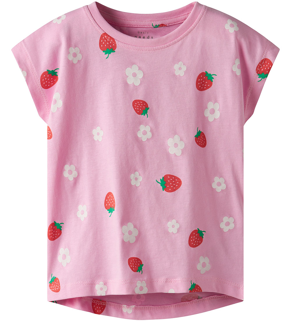Name It T-shirt - NmfVigga - Pink Frosting/Strawberry