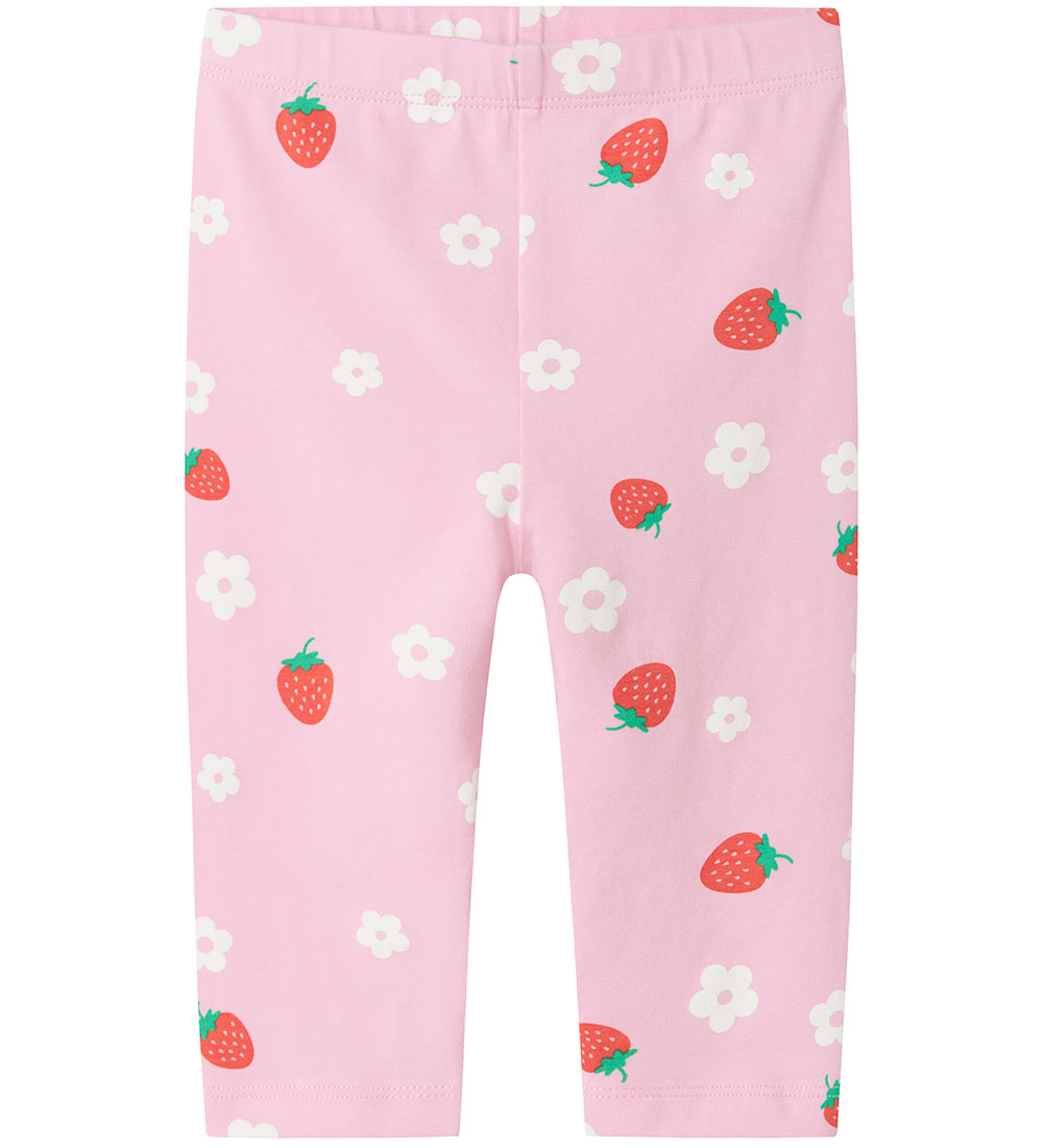 Name It Leggings - NmfVivian - Pink Frosting/Strawberry