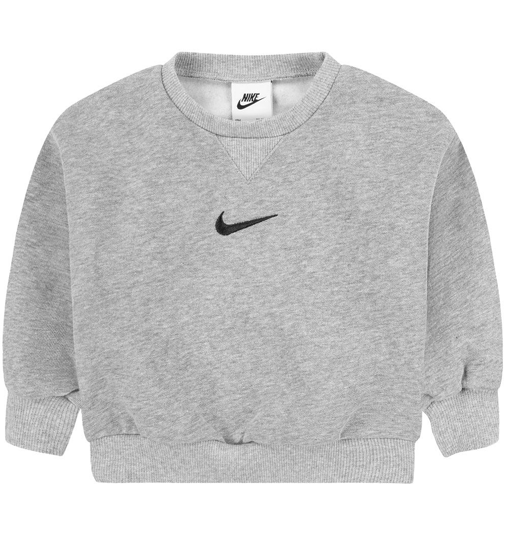 Nike Sweatsæt - Sweatshirt/Sweatpants - Dark Grey Heather