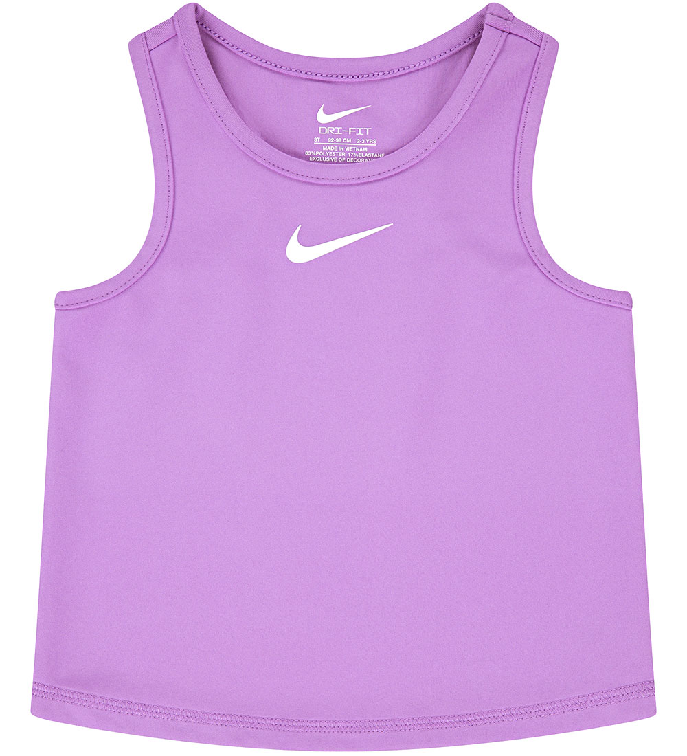 Nike Tanktop - Dri-Fit - Rush Fuchsia m. Logo
