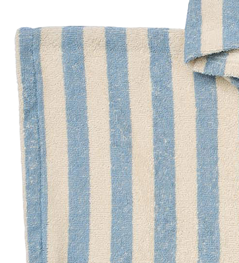 Wheat Badeponcho - Lille - Frotté - Blue Swim Stripe