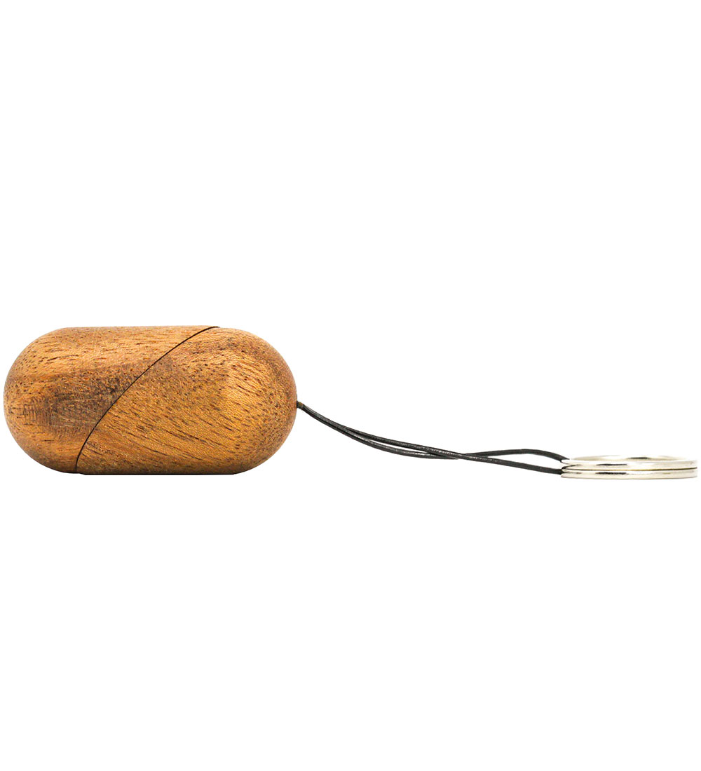 FableWood Hjerte-Nøglering - 5 cm - Natur