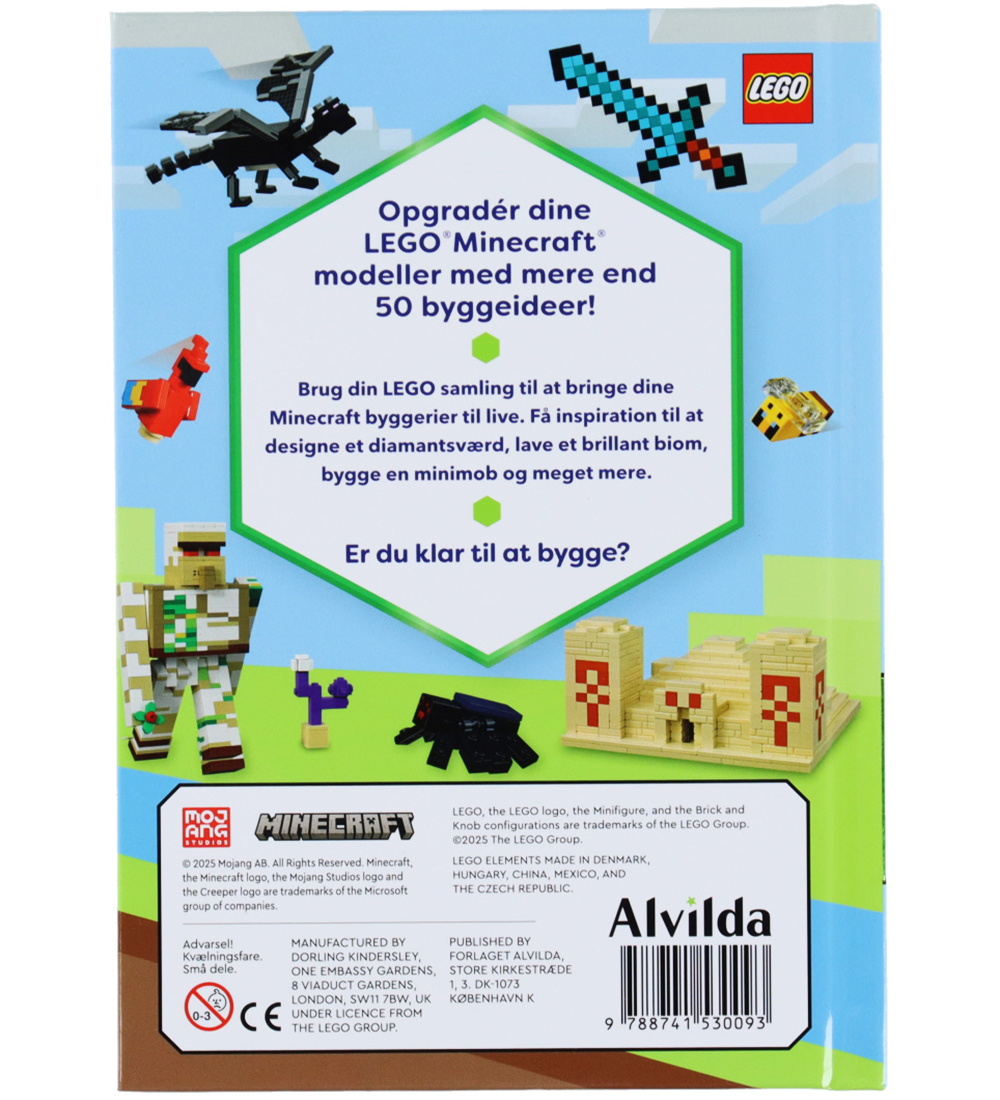 Alvilda Bog - LEGO Minecraft Ideer - Bog Med Klodser