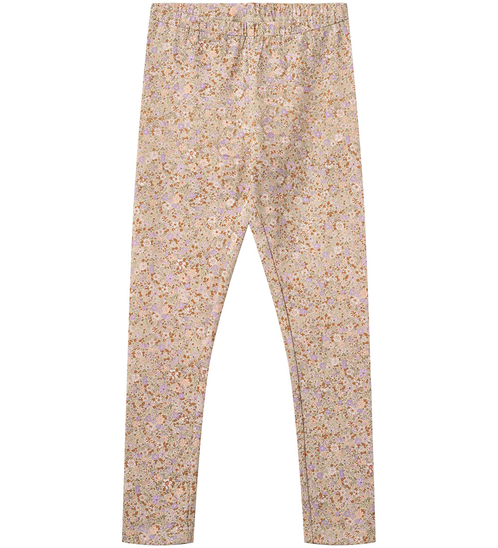 Wheat Leggings - 2-pak - Jules - Lilac Flower Meadow