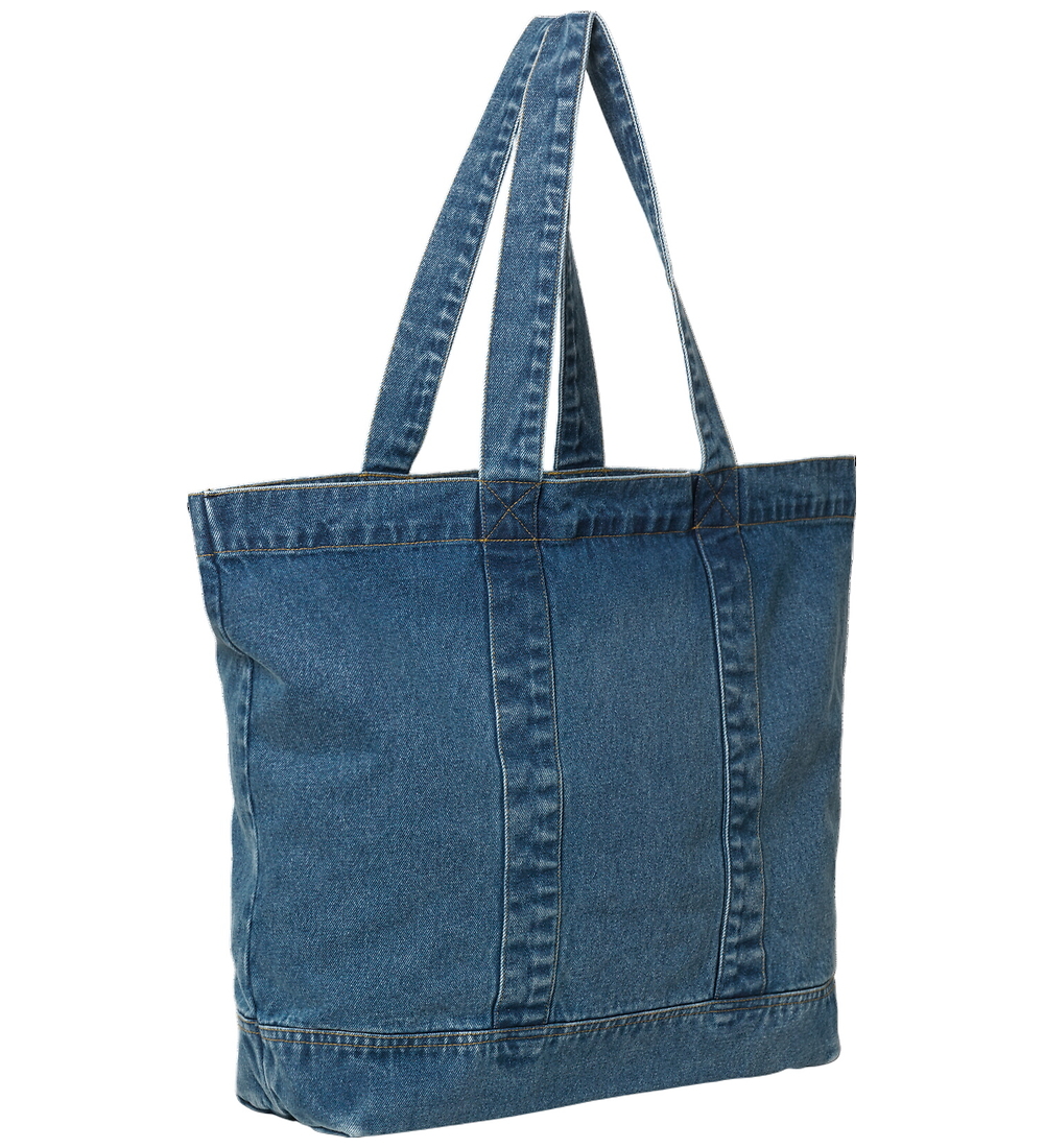 DAY ET Shopper - Washed Denim Bag - Blå