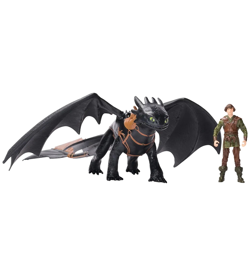 Dragons Legetøjsfigurer - Toothless & Hiccup