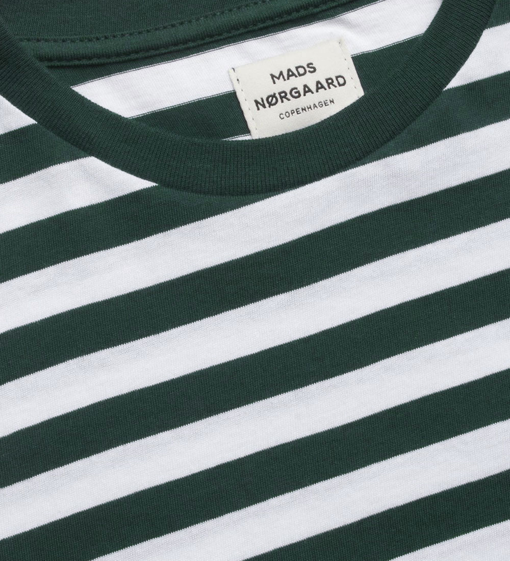 Mads Nørgaard T-shirt - Midi Thorlino - Pine Grove/White