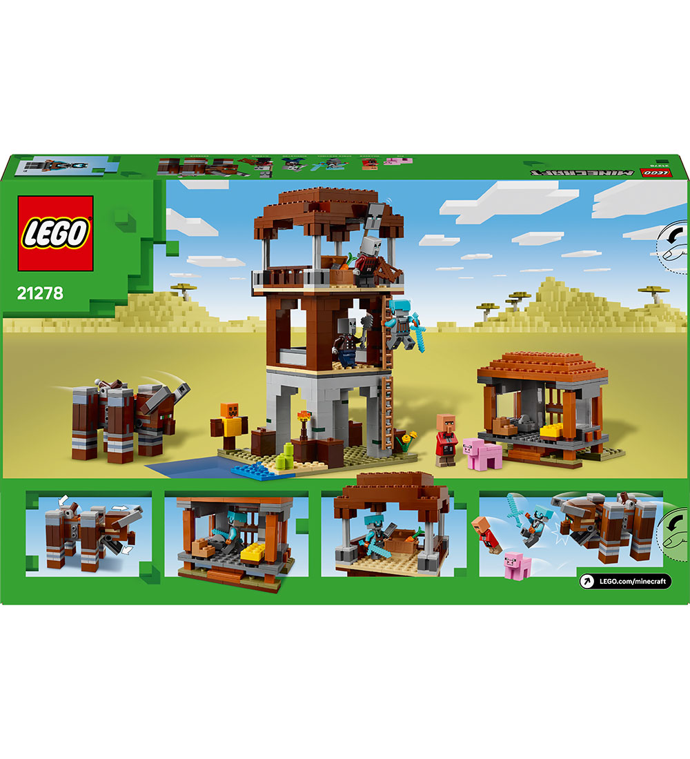 LEGO® Minecraft - Røverforposten Og Ravager 21278 - 665 Dele
