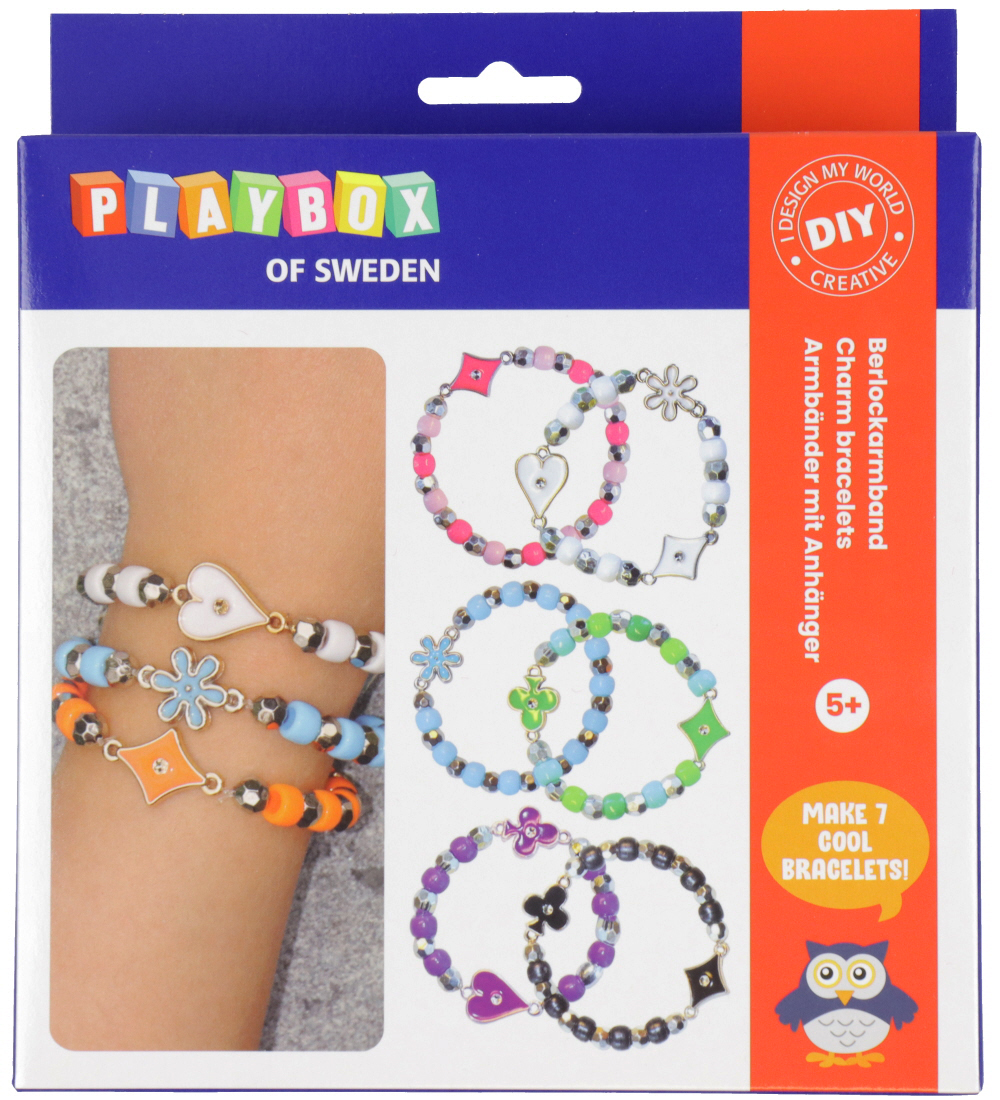 Playbox Kreasæt - Armbånd m. Vedhæng