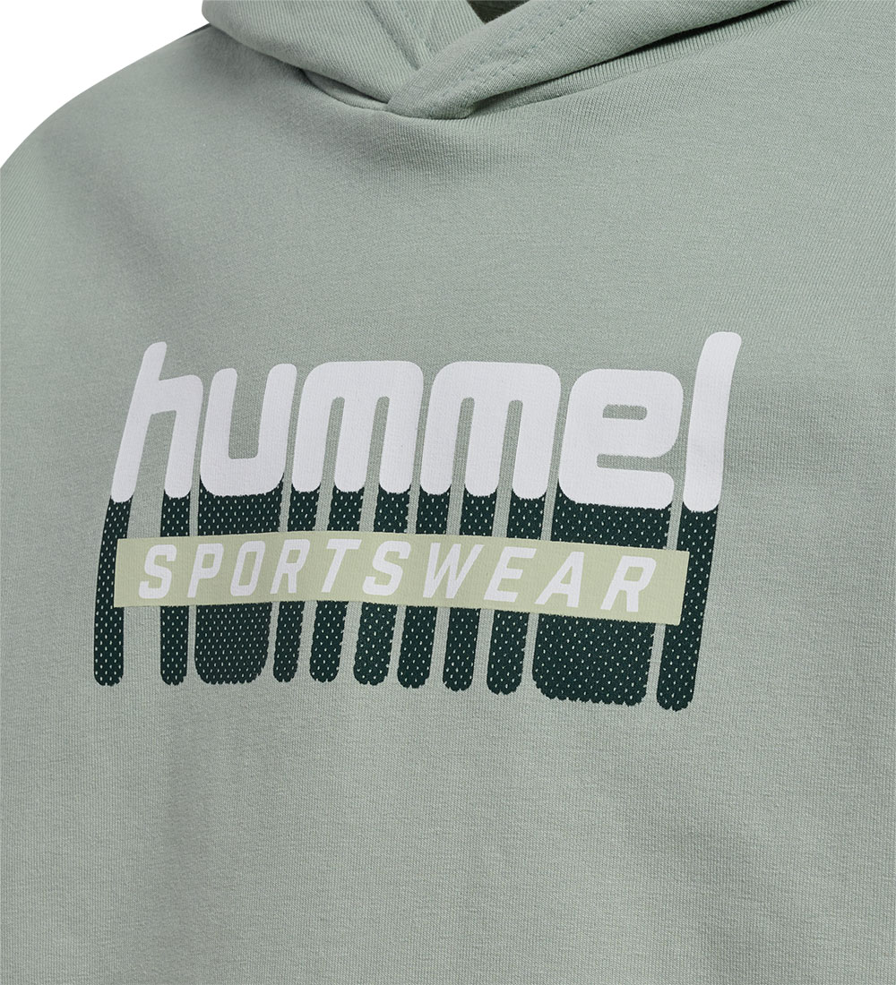 Hummel Hættetrøje - HmlTukas - Iceberg Green