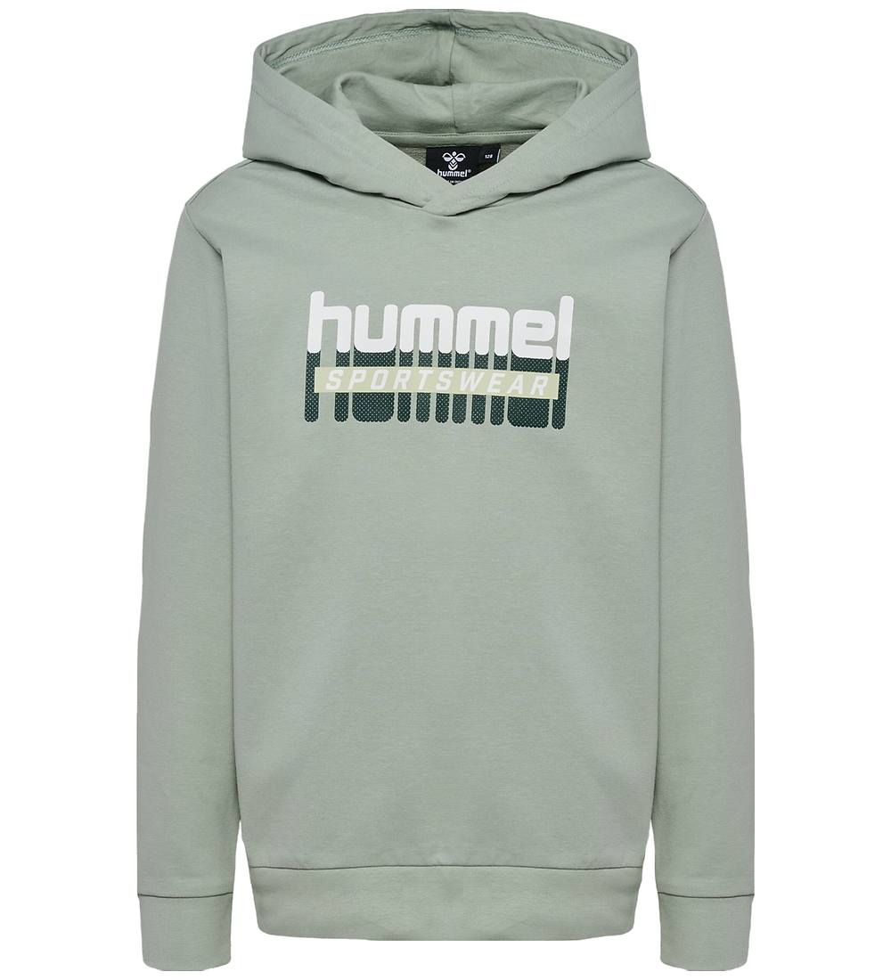 Hummel Hættetrøje - HmlTukas - Iceberg Green