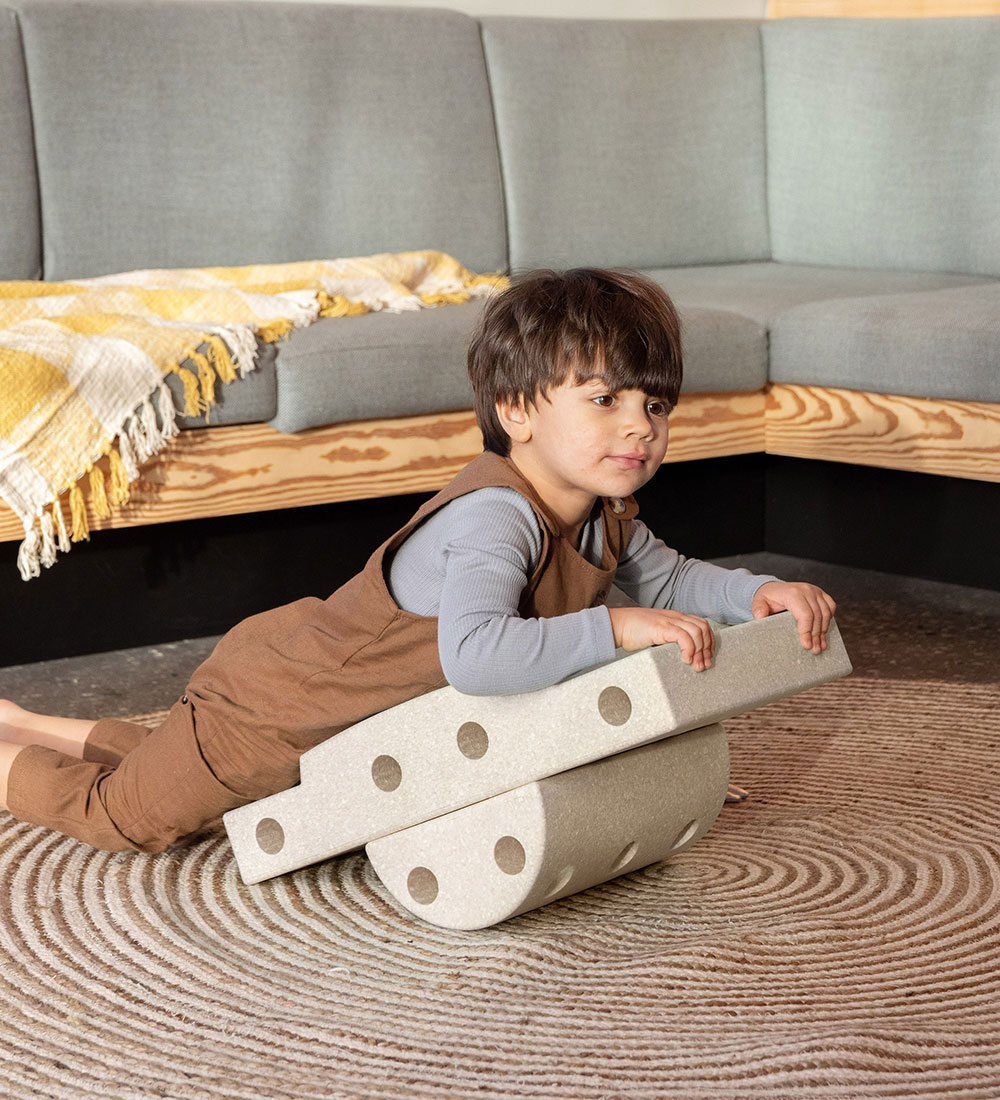 MODU Curiosity Sæt - 14 Dele - 50x30x20 cm - Sand Grey/Honey Yel