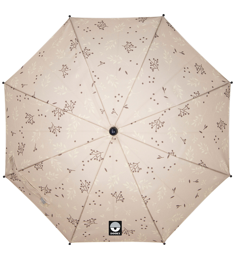 Dooky Parasol/Paraply Til Klapvogn - UV50+ - Romantic Leaves Bei