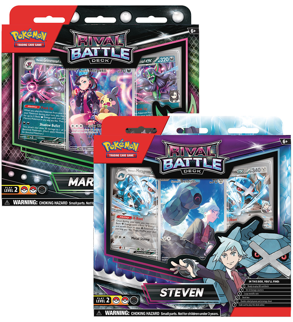 Pokémon Samlekort - Rival Battle Deck - Steven/Marnie - Assorter
