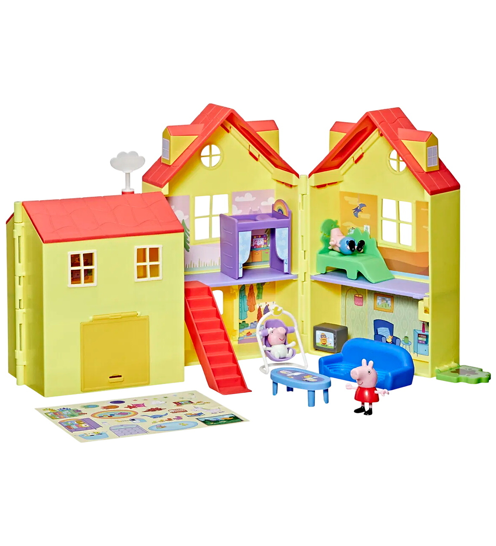 Gurli Gris Dukkehus - 80 cm - Peppa's Big Family House