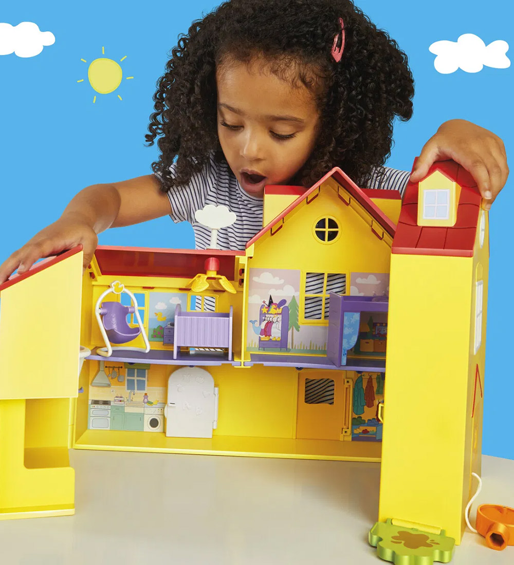 Gurli Gris Dukkehus - 80 cm - Peppa's Big Family House