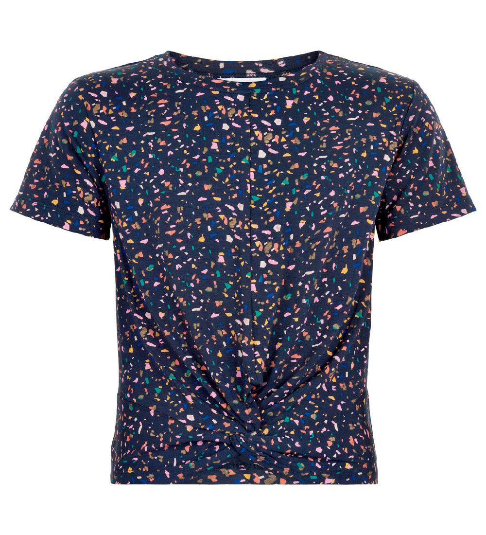 The New T-shirt - Ulise - Navy Blazer m. Mønster